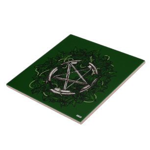 The Pentacle & The Ivy Ceramic Tile