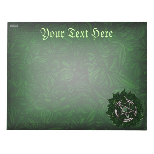 The Pentacle & The Ivy Notepad (Front)