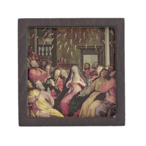 The Pentecost c1598 oil on panel Keepsake Box