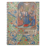The Pentecost Medieval Illuminated Manuscript