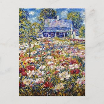 “the Peony Garden” Postcard by dchaddad at Zazzle