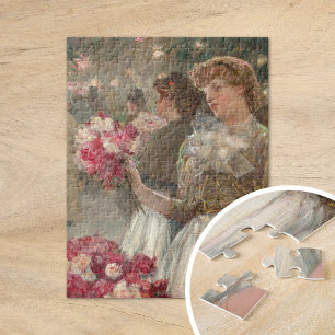 The Peony Girl   Childe Hassam Jigsaw Puzzle