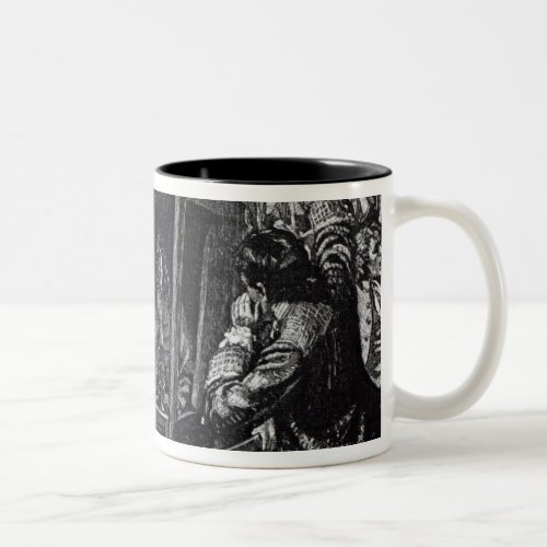 The People of Edinburgh Escorting the Duke Two_Tone Coffee Mug