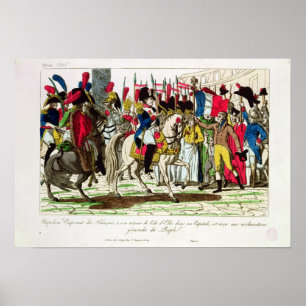 The People of Paris Acclaiming Napoleon Poster