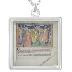 The people worshipping the beast and the silver plated necklace