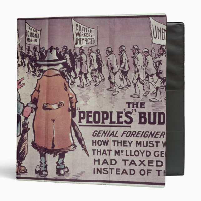 The People's Budget', 1909 3 Ring Binder (Front/Inside)
