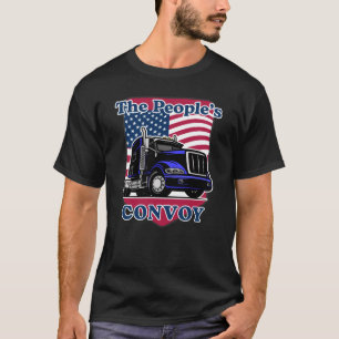 The People's Convoy American Truckers Convoy 2022 T-Shirt