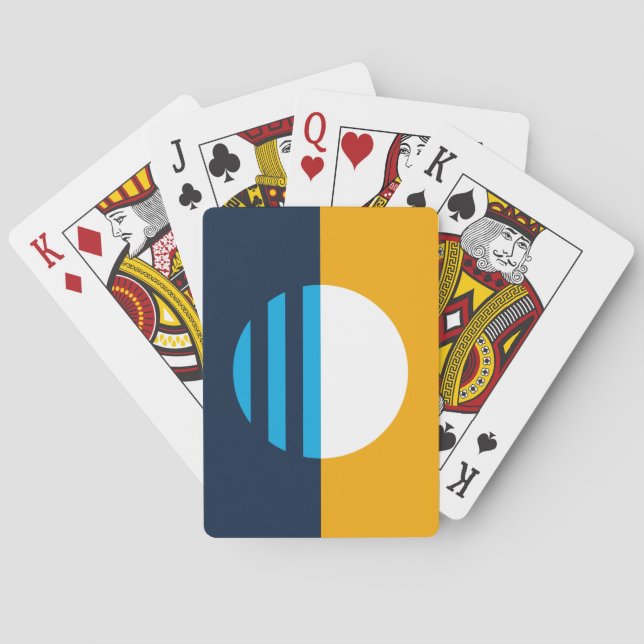 The People's Flag of Milwaukee Poker Cards (Back)