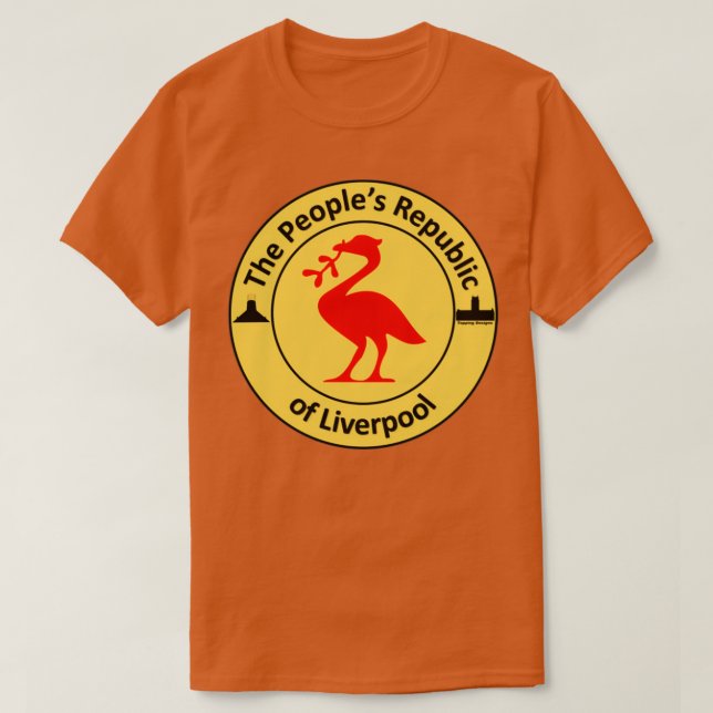 The Peoples Republic of Liverpool RED  T-Shirt (Design Front)