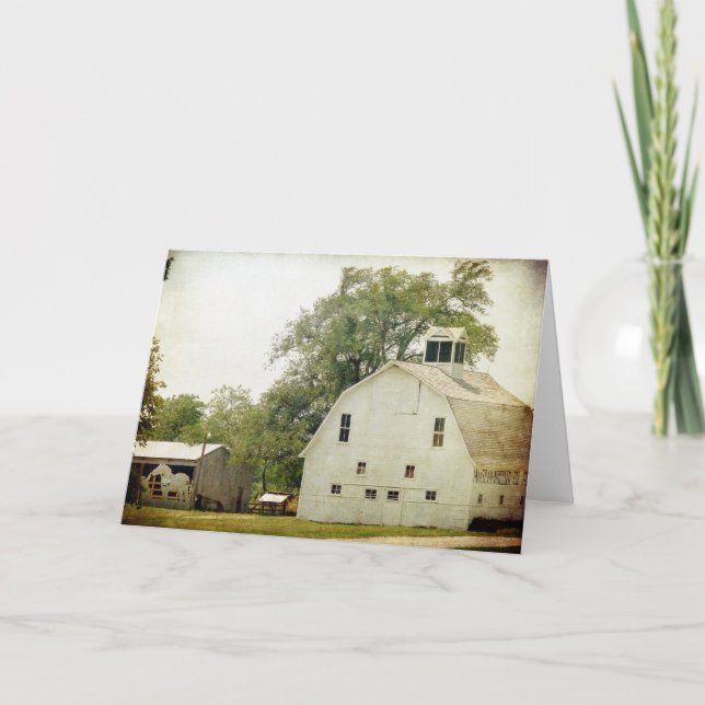 The Percheron Barn Card (Front)