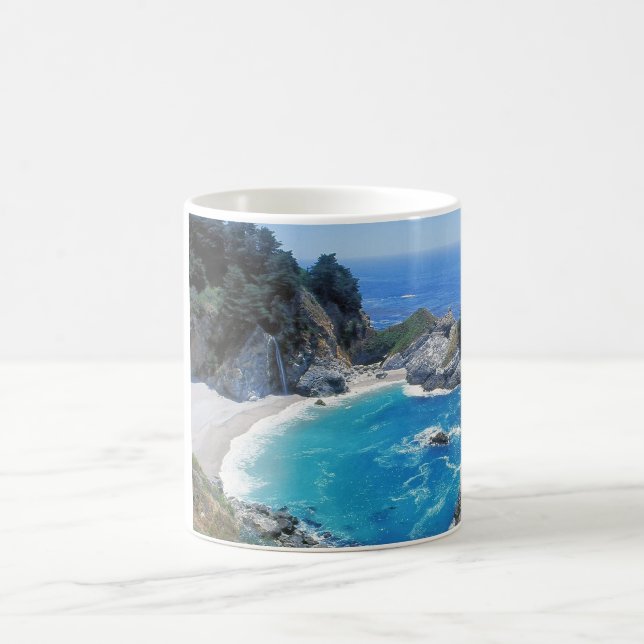 The perfect beach - Pfeiffer Big Sur Coffee Mug (Center)