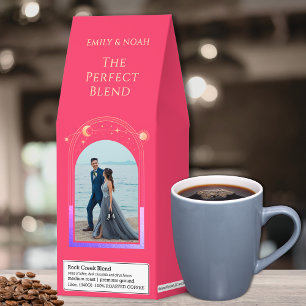 The Perfect Blend Celestial Fuchsia Pink Wedding Roasted Coffee