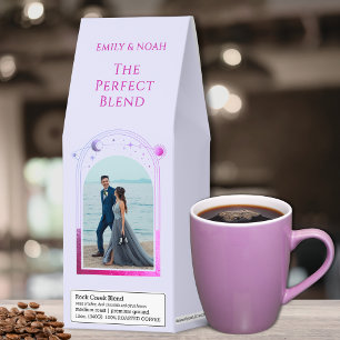 The Perfect Blend Celestial Lavender Pink Wedding Roasted Coffee
