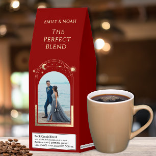 The Perfect Blend Celestial Red Gold Wedding Roasted Coffee