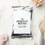 The Perfect Blend Coffee | Custom Names Wedding Drink Mix<br><div class="desc">The Perfect Blend Coffee | Custom Names Wedding  Coffee Drink Mix</div>