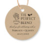 The Perfect Blend Coffee Favor Tags