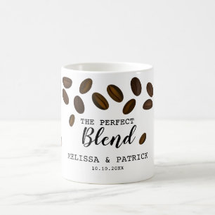 The Perfect Blend Coffee Favors Wedding Mug
