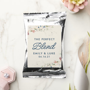 The Perfect Blend Coffee or Tea Wedding Favor Drink Mix