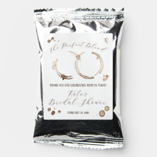 The Perfect Blend, Coffee, Stains, Bridal Shower Coffee Drink Mix