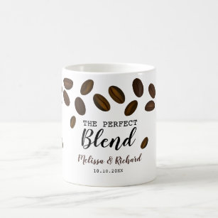 The Perfect Blend Coffee Wedding Coffee Mug