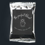 The Perfect Blend Coffee Wedding Favor Coffee Drink Mix<br><div class="desc">These coffee bags are perfect for the wedding guests of coffee lovers!</div>