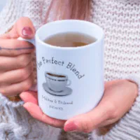  Personalized coffee mug wedding favors in bulk, the perfect  blend mugs, perfect blend wedding favors : Handmade Products