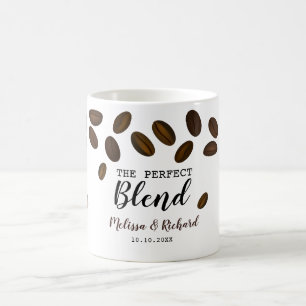 The Perfect Blend Coffee Wedding Mug