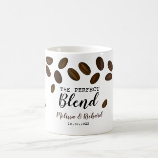 The Perfect Blend Coffee Wedding Mug
