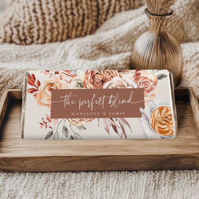 The Perfect Blend Coffee Wedding or Engagement Hershey Bar Favors (Creator Uploaded)