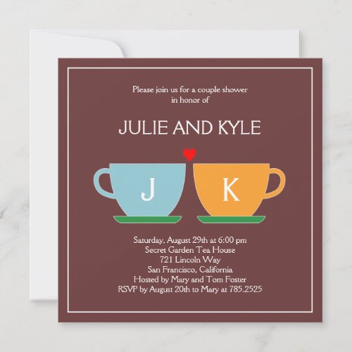 The Perfect Blend Engagement or Wedding Shower Invitation