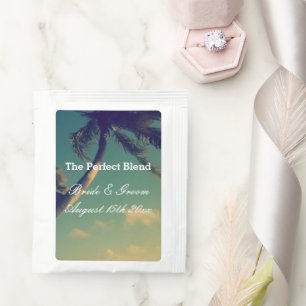 The perfect blend ideal beach wedding party favor tea bag drink mix