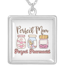 The Perfect Blend: Pharmacist & Mom Necklace