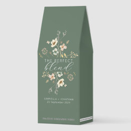 The Perfect Blend Photo Wedding Favor Roasted Coffee