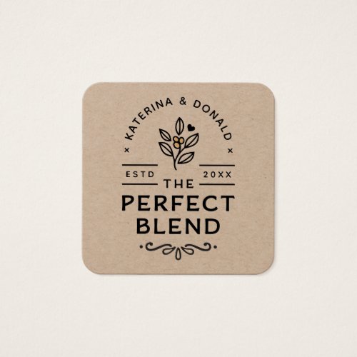 The Perfect Blend Premium Kraft Pack of 100 Tags