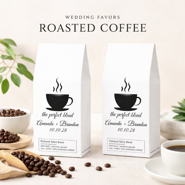 The Perfect Blend Steam Wedding Favors Roasted Coffee (Creator Uploaded)