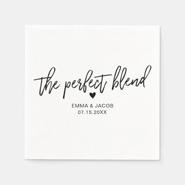 The Perfect Blend, Tea or Coffee Napkins (Front)