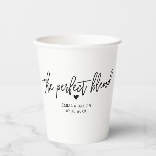 The Perfect Blend, Tea or Coffee Paper Cups