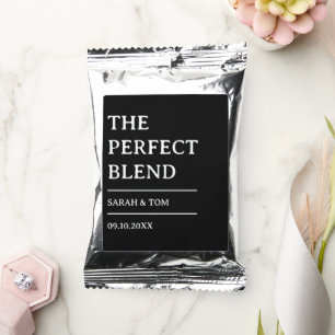 The Perfect Blend Wedding Bridal Shower Favors Coffee Drink Mix