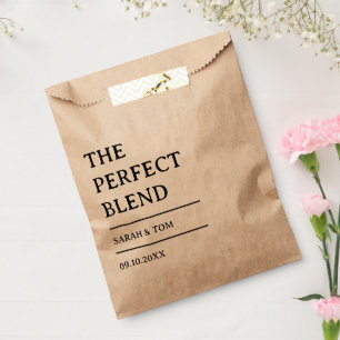 The Perfect Blend Wedding Bridal Shower Favors Favor Bag