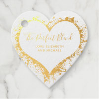 The Perfect Blend Wedding Bridal Shower Thank You Foil Favor Tags