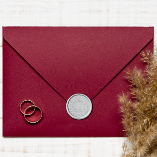 The perfect blend, wedding date and names wedding wax seal stamp