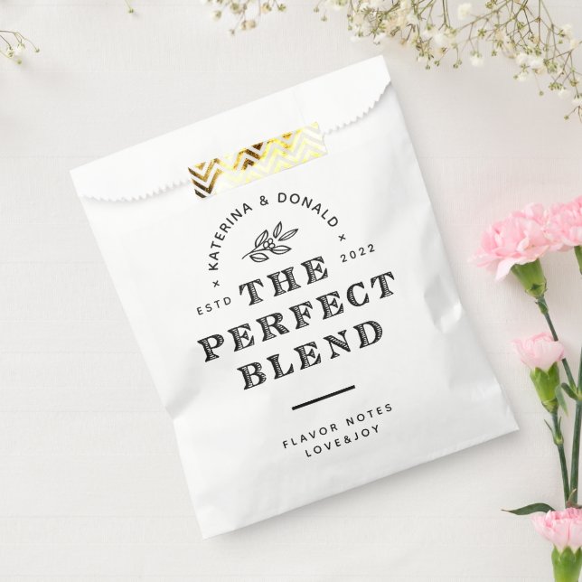 The Perfect Blend Wedding Favor Bag (Sealed)