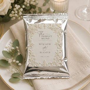 The Perfect Blend Wedding Favor Coffee Drink Mix