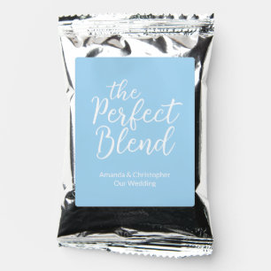 The Perfect Blend Wedding Favor Ground Coffee Drink Mix