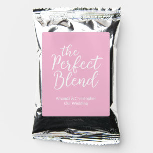 The Perfect Blend Wedding Favor Ground Coffee Drink Mix