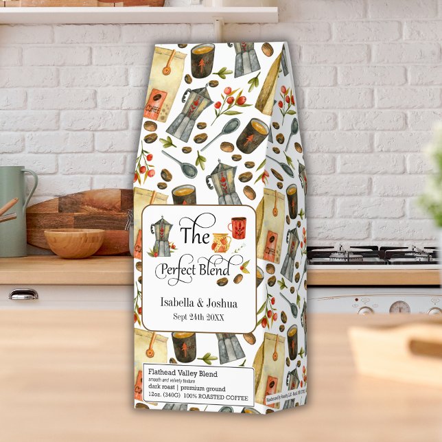 The Perfect Blend Wedding Favor  Roasted Coffee (Creator Uploaded)