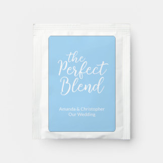 The Perfect Blend Wedding Favor Tea Bag Drink Mix