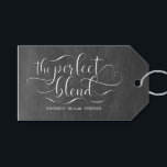 The Perfect Blend Wedding Gift Tags<br><div class="desc">Wedding Favor Tags The Perfect Blend For Coffee Bags,  Spices,  Tea,  Spice Mix... </div>