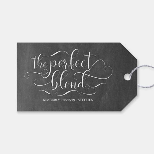 The Perfect Blend Wedding Gift Tags