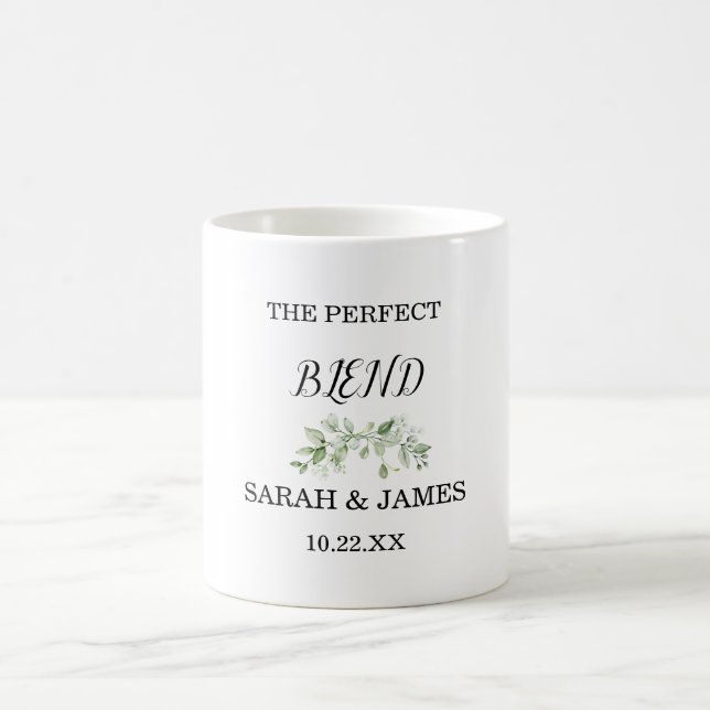 The Perfect Blend Wedding Mug Favor (Center)